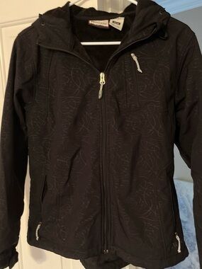 Montana Ridge Black Men's Hooded Performance Jacket